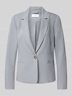 Comma Regular fit blazer met reverskraag en paspelzakken