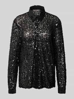 Christian Berg Cocktail Regular fit blouse met pailletten
