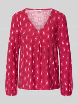 Tom Tailor Loose fit shirt met lange mouwen van viscosemix