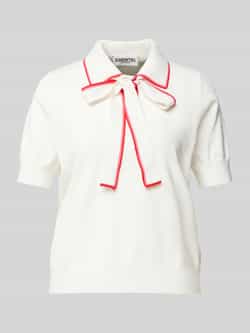 Essentiel Antwerp Gebreid shirt met strikdetail model 'Hight'