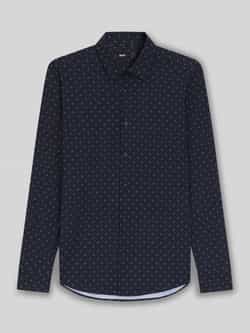 Boss Slim fit shirt van elastische jersey model 'Style P-HANK-S-KENT-C1-222'