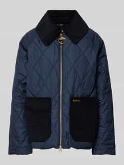 Barbour Gewatteerd jack met platte kraag en steekzakken