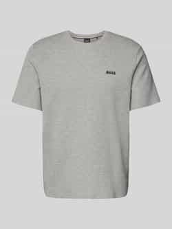 Boss Waffle T-Shirt Grey- Heren Grey