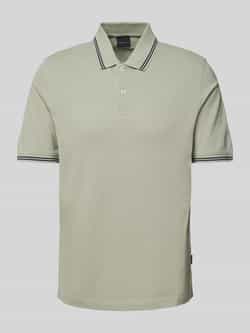 Bugatti Regular fit poloshirt met labeldetail