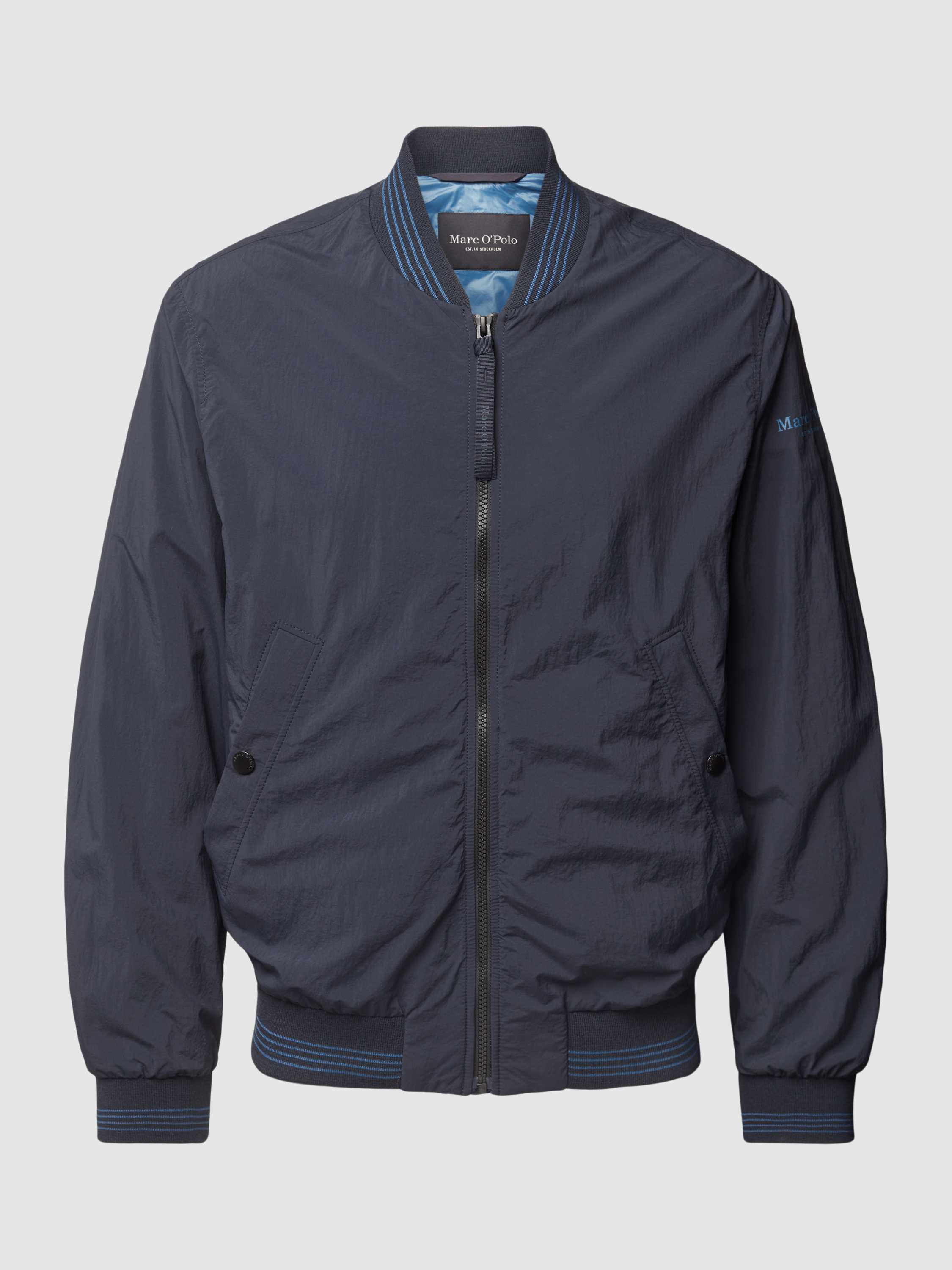 Marc O'Polo Aviator Style Windbreaker Jas Blue Heren