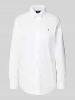 Polo Ralph Lauren Regular fit overhemdblouse met logostitching