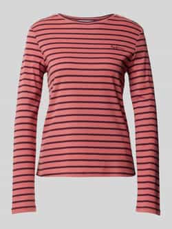Pepe Jeans Shirt met lange mouwen en labelstitching model 'RILEY'