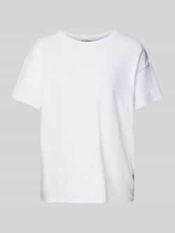 American vintage T-shirt met geribde ronde hals model 'SONOMA'