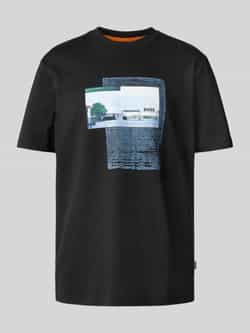 Boss Orange T-shirt met labelprint