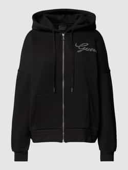 Guess Sweatjack met strass-steentjes model 'L.A.'