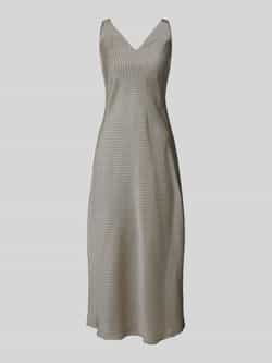 Someday Midi-jurk met V-hals model 'Qova'