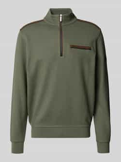 Bugatti Sweatshirt met labeldetail