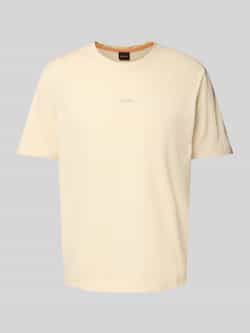 Boss Orange Regular fit T-shirt van katoenmix