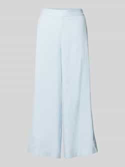 LANIUS Wide leg linnen broek met elastische band