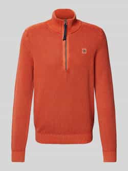 Lerros Gebreide pullover met labelpatch