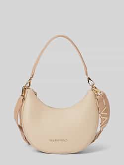 Valentino by Mario Valentino Beige Leren Schoudertas Alexia Hobo Beige Dames