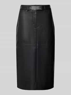 Calvin Klein Womenswear Midirok in leerlook