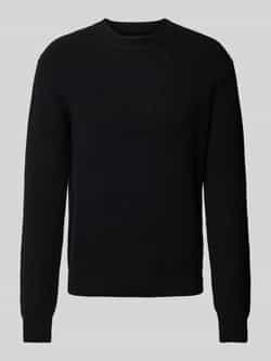 Replay Gebreide pullover met labeldetail