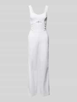 Liu Jo White Jumpsuit met cut-out