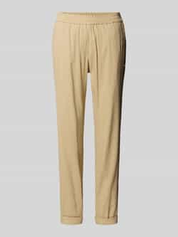 Marc Cain Regular fit broek met elastische band