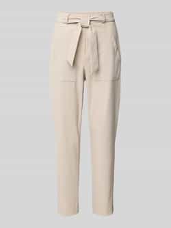 RAFFAELLO ROSSI Regular fit stoffen broek met verkort model 'IRA'