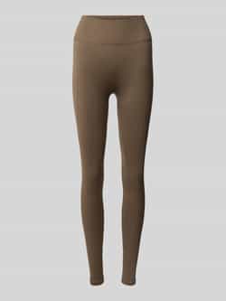 BORN LIVING YOGA Skinny fit legging met brede elastische band model 'India'
