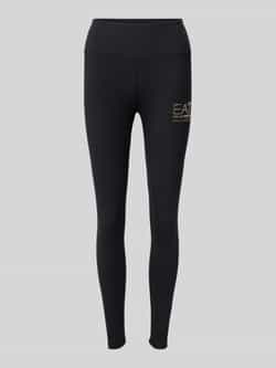 EA7 Emporio Armani High waist legging met labeldetail