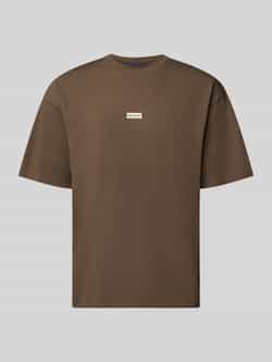 Hugo Blue Oversized T-shirt van puur katoen model 'NALONO'