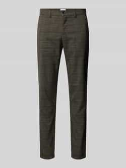 lindbergh Regular fit stoffen broek met steekzakken