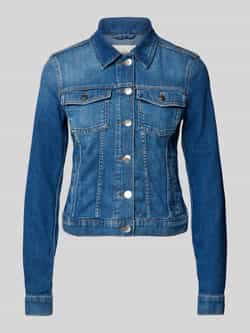 Marc O'Polo Regular fit jeansjack van katoenmix