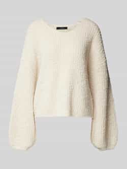 Vero Moda Oversized gebreide pullover met V-hals model 'JULIETTE'