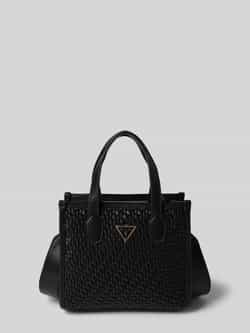 Guess Mini tote bag met labeldetails model 'SILVANA'