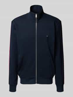 Tommy Hilfiger Regular fit sweatjack van puur katoen