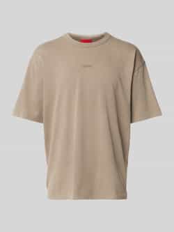 HUGO T-shirt met labelprint model 'Docku'