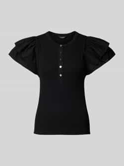 Lauren Ralph Lauren Blouseshirt met volantmouwen model 'CAMESON'