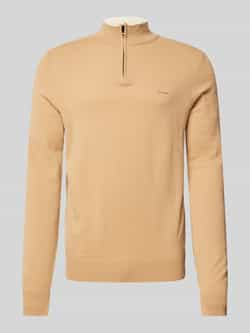 Boss Gebreide pullover met opstaande kraag model 'Emarlo'