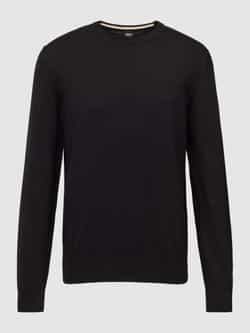 Boss Gebreide pullover met ronde hals model 'Pacas'