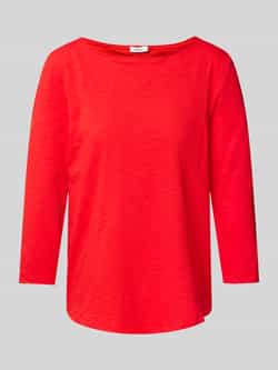 S.Oliver RED LABEL Relaxed fit T-shirt met 3 4-mouwen van puur katoen