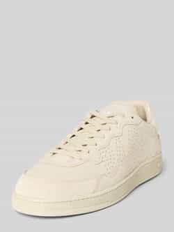 P448 Sneakers van leer met vetersluiting model 'VERT 1'