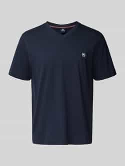 Lerros T-shirt met V-hals