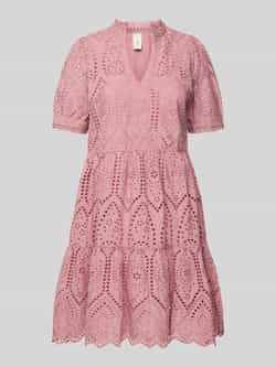 YAS Mini-jurk met broderie anglaise model 'Holi'