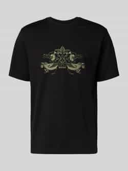 HUGO Comfort fit T-shirt van puur katoen