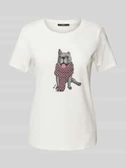 Zero T-shirt met motiefprint
