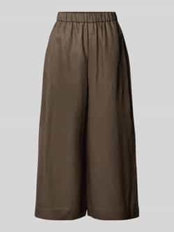 MM Wide leg linnen broek met elastische band model 'MINNIE'