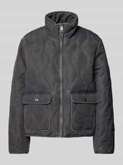Vero Moda Regular fit jack met golvende doorgestikte naden en denimlook model 'LEA'