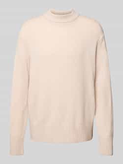 Selected Homme Relaxed fit gebreide pullover van een mix van wol en kasjmier model 'Calle'
