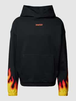 HUGO Hoodie met motiefprint model 'Droma'