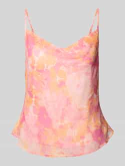 Vero Moda Regular fit top met bandjes en all-over motief model 'SMILLA'