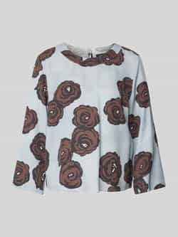 LUISA CERANO Relaxed fit blouseshirt met 3 4-mouwen