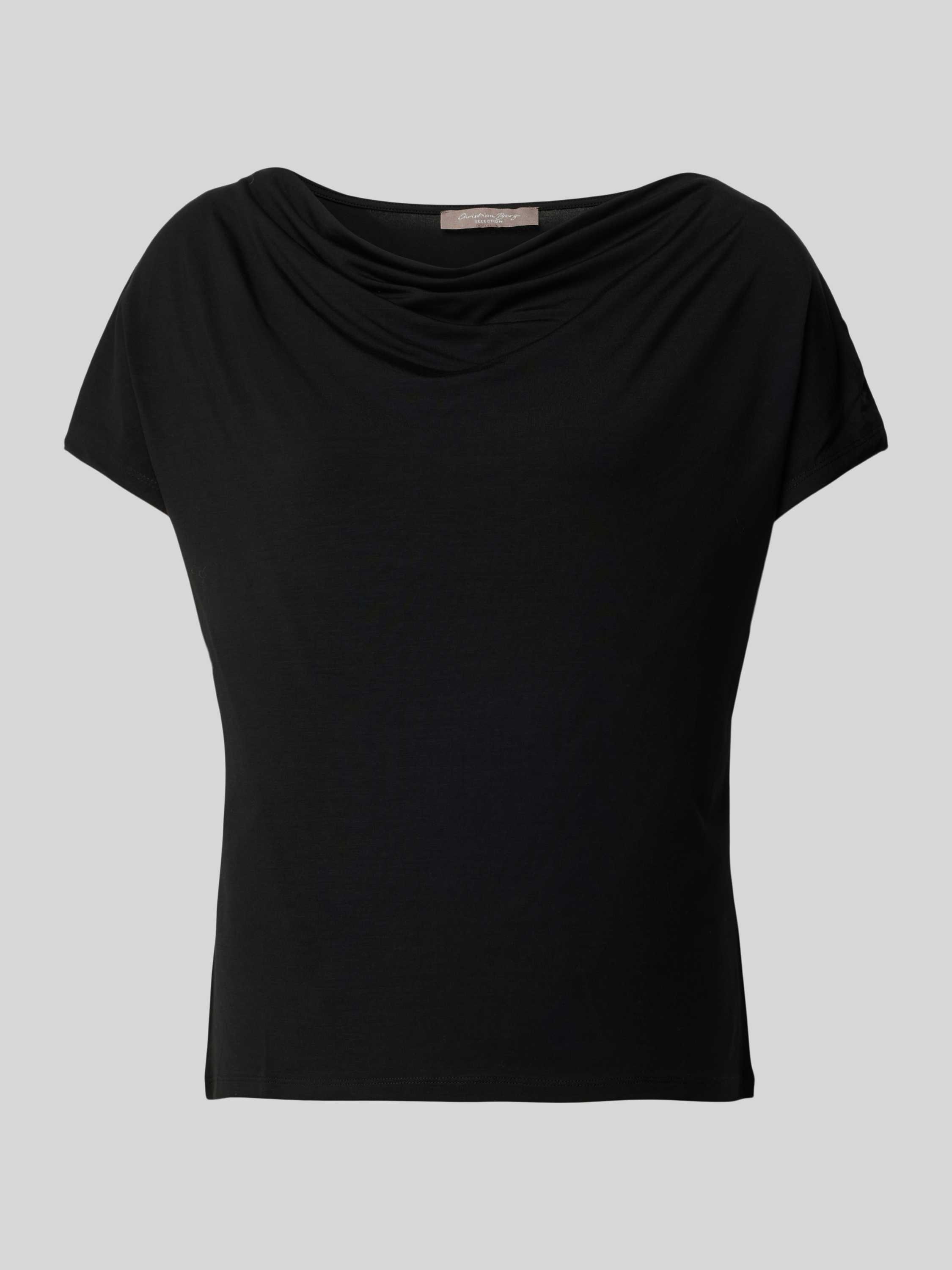 Christian Berg Woman Selection T-shirt met cascadehals